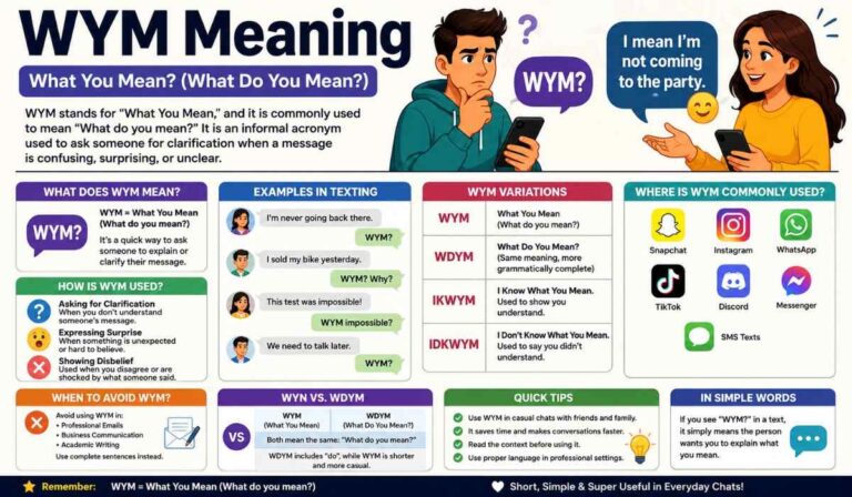 WYM Meaning