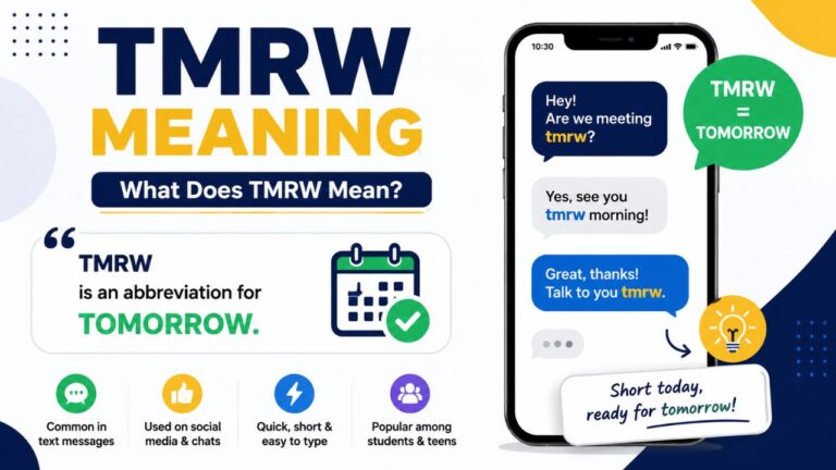 tmrw-meaning