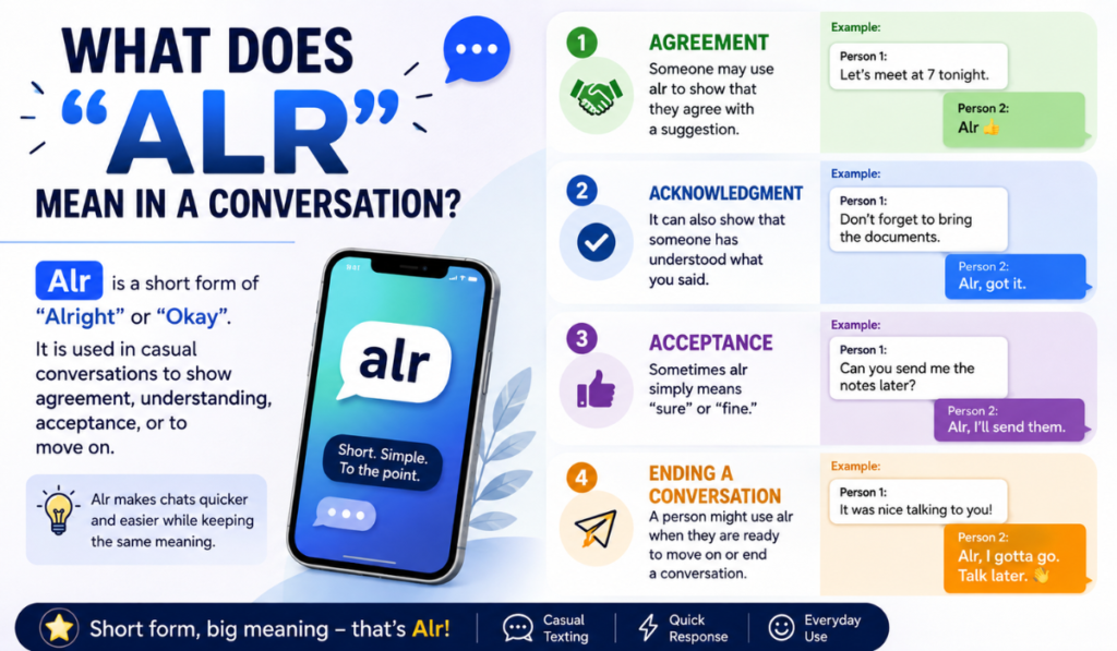 ALR Meaning in Text