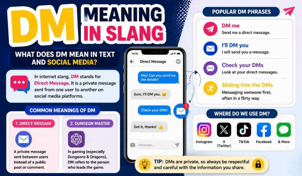 DM Meaning in Slang