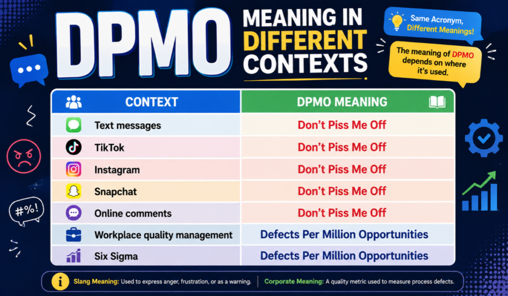 DPMO Meaning in Slang