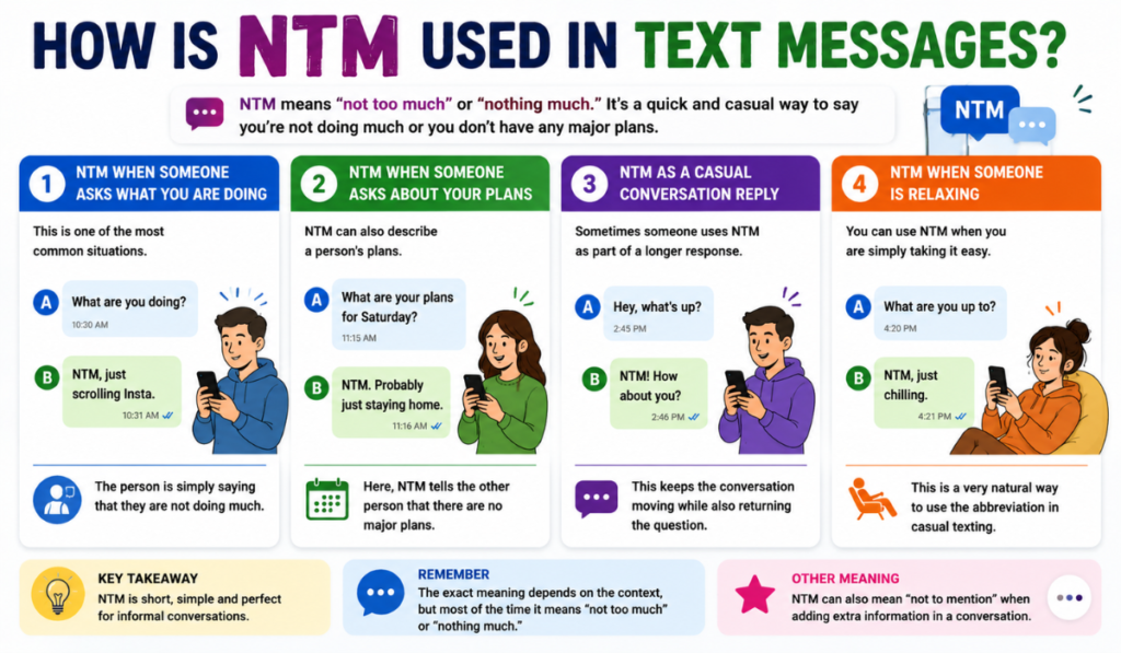 NTM Meaning in Text