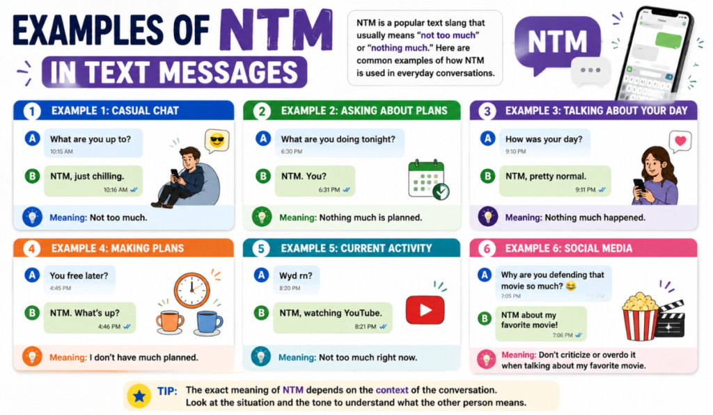 NTM Meaning in Text