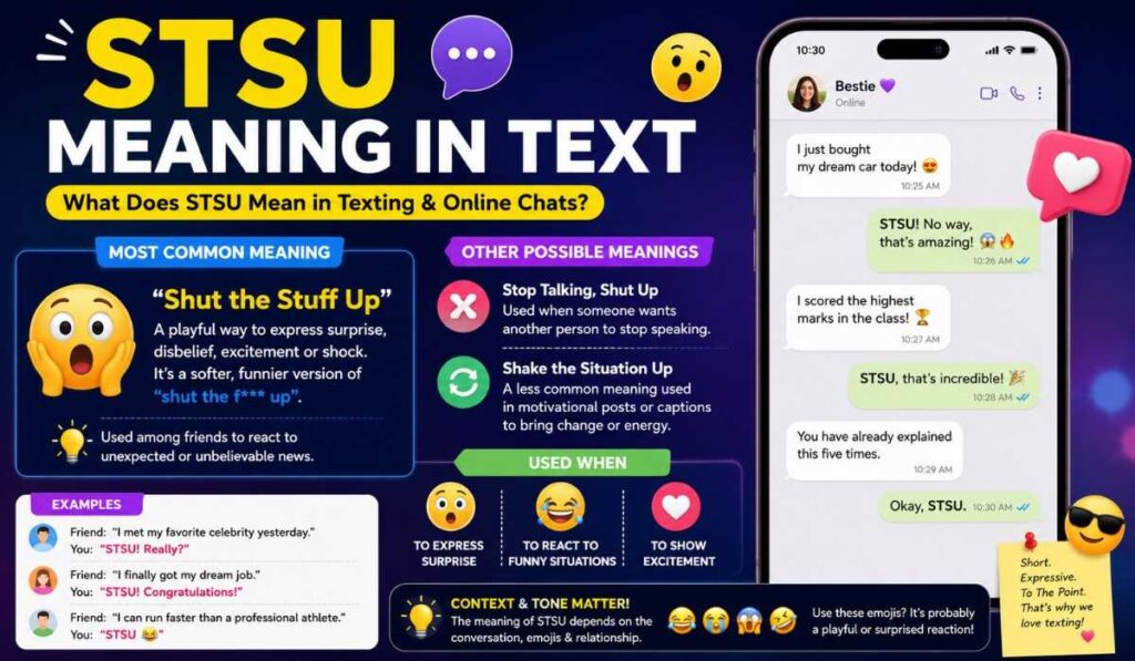 STSU Meaning in Text