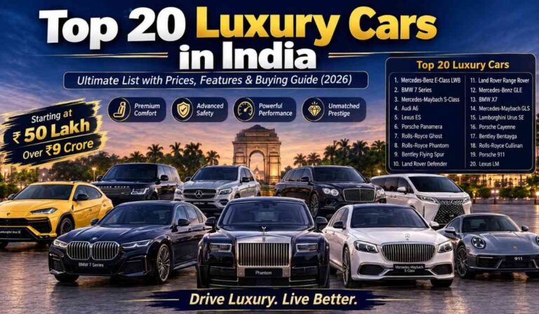 Top 20 Luxury Cars in India
