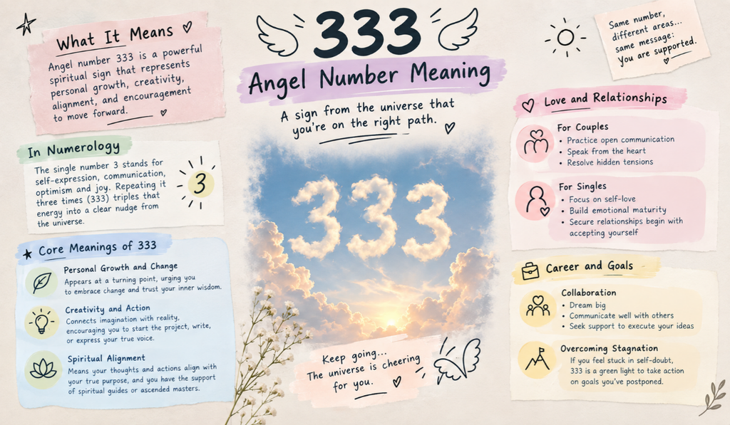 333 Angel Number Meaning