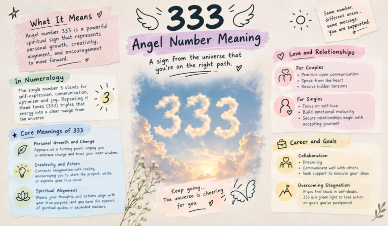 333 Angel Number Meaning