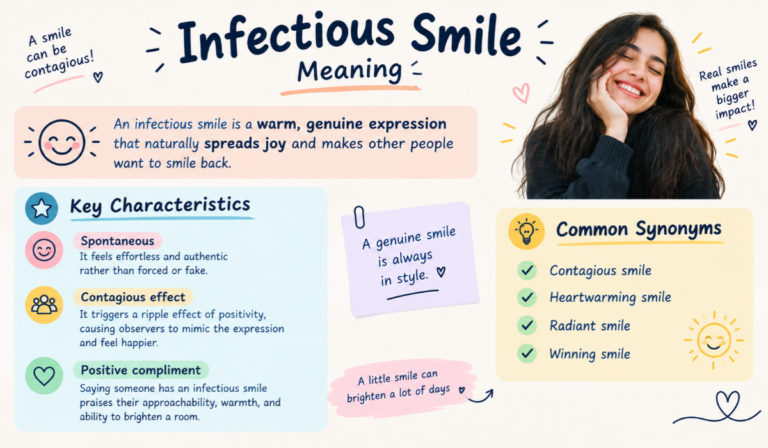 Infectious Smile Meaning