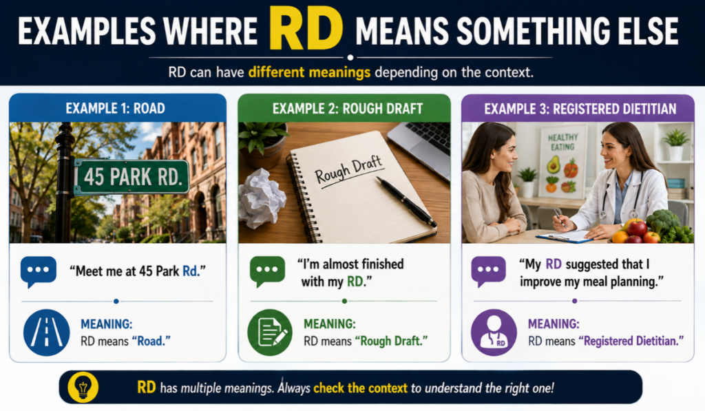RD Meaning in Text