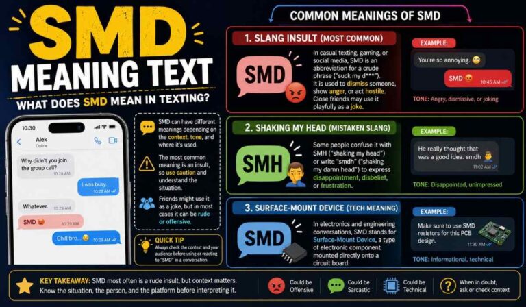 SMD Meaning Text