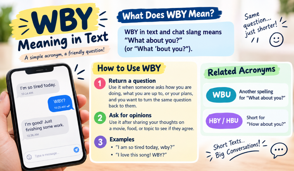 WBY Meaning in Text