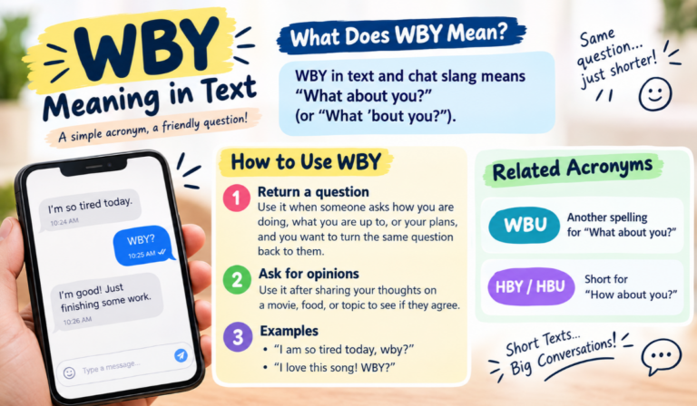 WBY Meaning in Text