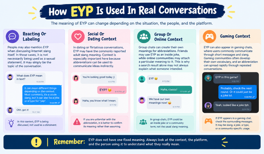 What Does EYP Mean In Text